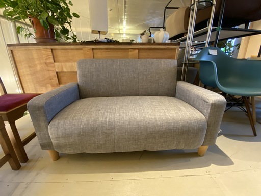 ソファ グレー 2人掛け 2.0P 格安 中古品