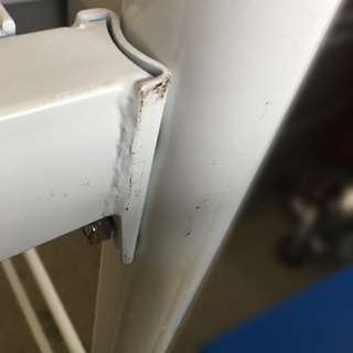 【自社配送は札幌市内限定】パイプロフトベッド シングルベッド ホワイト 約100×204×140cmの画像