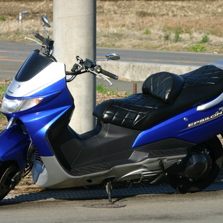自賠責保険付-埼玉発593-今だから陸送料負担】KAWASAKI エプシロン（SUZUKI スカイウェイブ） 稀少カラーの画像