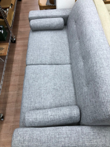 ２人掛けソファ グレー【展示品★美品】