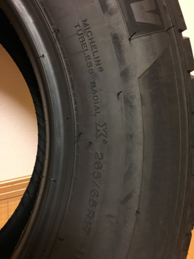 265/65R17 ミシュラン 新品タイヤ