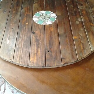 差し上げます　手作り天板の座卓ですの画像