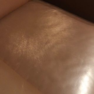 一人掛けヴィンテージソファ　ブラウンの画像