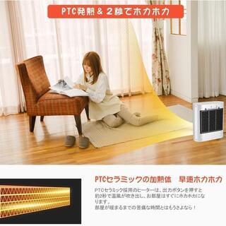 新品・未使用 セラミックヒーター 電気ファンヒーター 人感センサーの画像