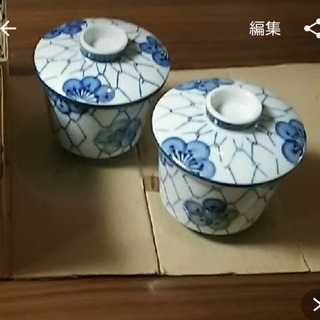 未使用 上品蓋付き茶わん蒸し 5セット