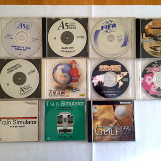 windows95用中古ゲームソフト11点