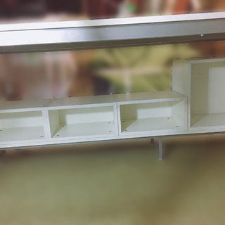 -----取引中-----【自社配送は札幌市内限定】パイプロフトベッド シングルベッド デスク・カラーボックス・袖机付きの画像