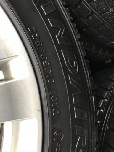 格安225-65-17 X-Trail 用アルミホイール付きスタッドレスタイヤ