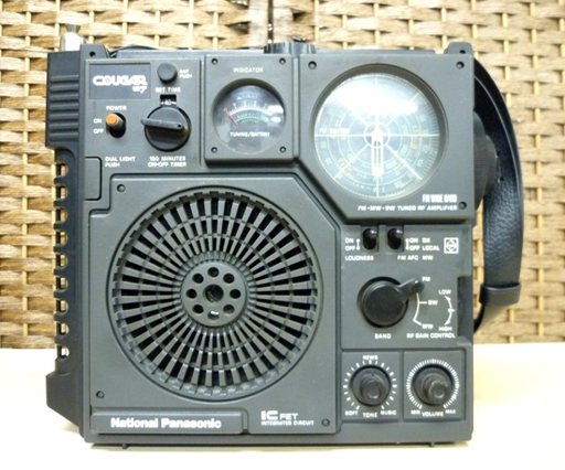 ジャンク National/Panasonic COUGAR クーガー No.7 RF-877 短波ラジオ 3-バンド 札幌市 白石区 東札幌