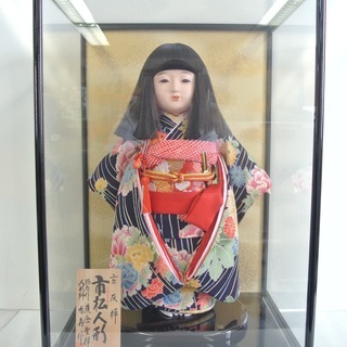 美品！ 市松人形 金彩京友禅 頭原作 熊倉聖祥 人形師 香寿作