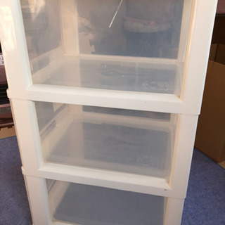 ３段収納ケース差し上げます（お取引中）の画像