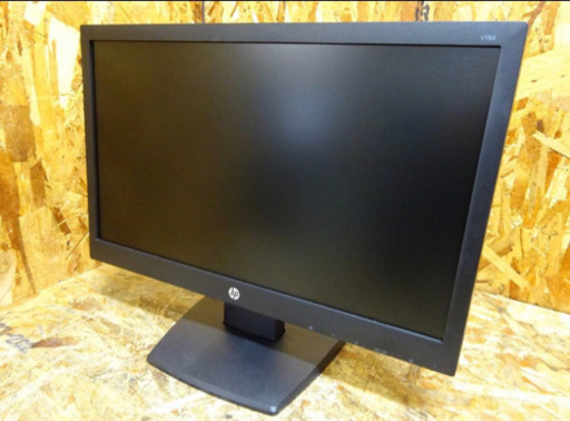 (4415-005)☆未使用品☆hp V194 Monitor 18.5インチ ワイド液晶モニター 2019年製 デスクトップ パソコ