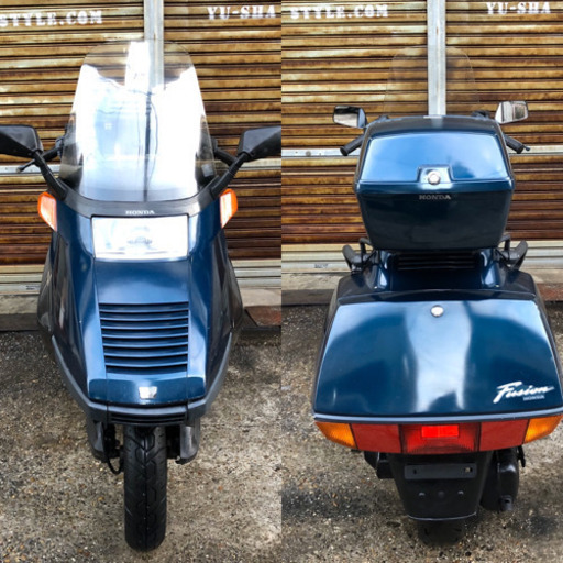 年末SALE特別価格!! フュージョン 実働！セル1発！低走行29114km！シート新品張替え！