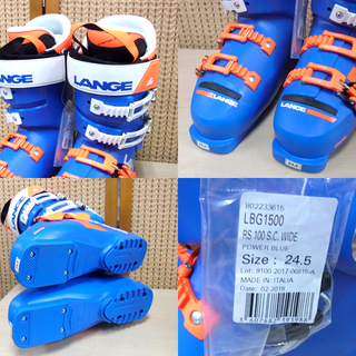 南12条店 未使用 LANGE/ラング 24.5cm スキーブーツ RS 100 S.C.WIDE