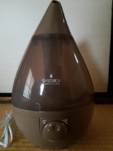 加湿器　超音波式アロマ加湿器　SHIZUKU
