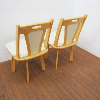 回転式 ダイニングチェア 2脚 (KA39)の画像