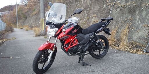 送料無料 追加装備多数 無事故無転倒フェザー125FAZER125 YS125FI  YBR125FIの新型後継機種 超燃費55～67キロ航続距離750～900キロ超