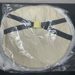 丸椅子のクッション カバー　フェイクファー　ホワイトの画像