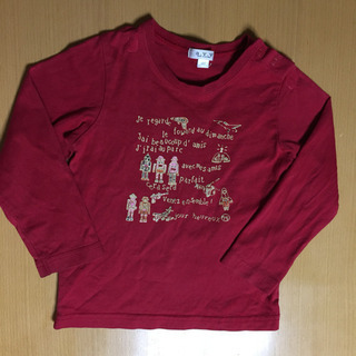 長袖Tシャツ キッズ  avv 90サイズ (男女兼用)