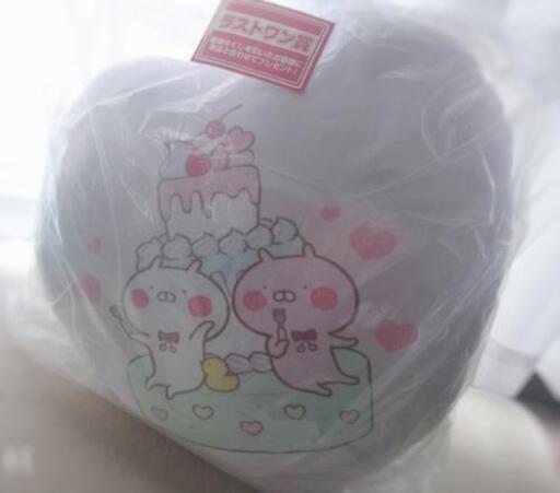 【うさまる一番くじ】ラストワン賞:むにむにハートクッション