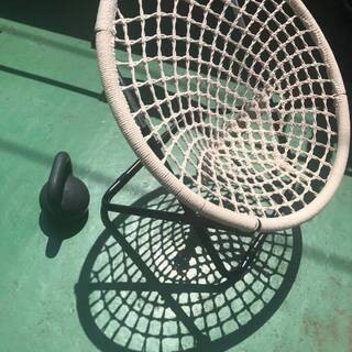 ヴィンテージ風テラスチェアの画像