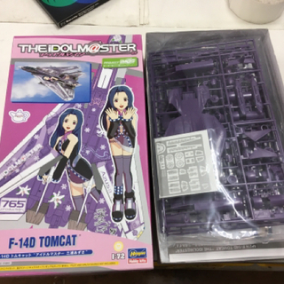 F-14Dﾄﾑｷｬｯﾄ ｱｲﾄﾞﾙﾏｽﾀｰ 三浦あずさ プラモデル