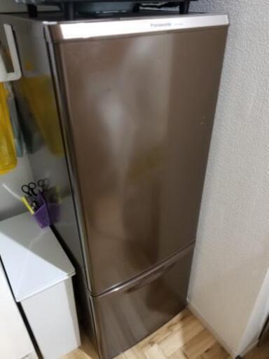 Panasonic冷蔵庫 168リットル ブラウン