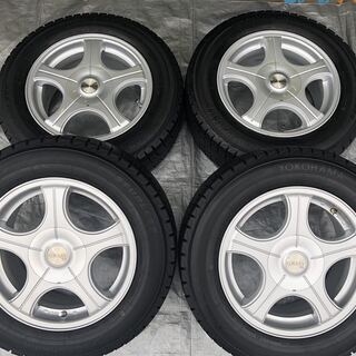 バリ溝スタッドレスタイヤ 195/65R15 4本セット バリ溝】195/65R15 スタッドレス ホイール4本セット プリウス等に