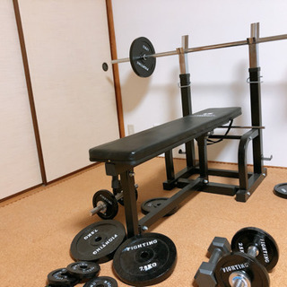 ベンチプレス70キロセット