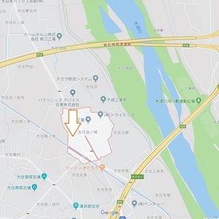 京田辺市大住池ノ端　売土地　工業専用地域　幅員８M計画道路計画決...