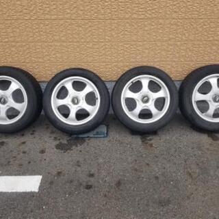 スタッドレスタイヤ4本セット、トヨタ、エスティマ、ホイール&ナット付き