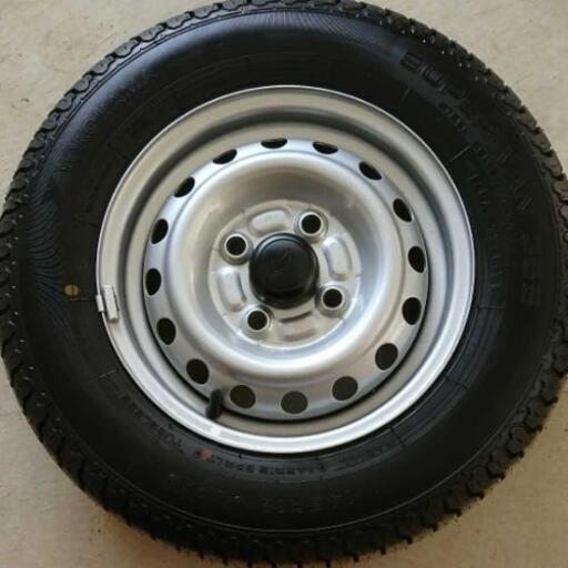 YOKOHAMA super van 145R12 6PR 新車外し ホイールセット