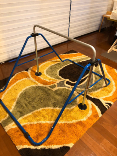 【販売終了】鉄棒　室内・屋外兼用てつ棒 鉄棒練習 子供用　SGマーク