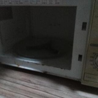 電子レンジとオーブントースターを差し上げますの画像
