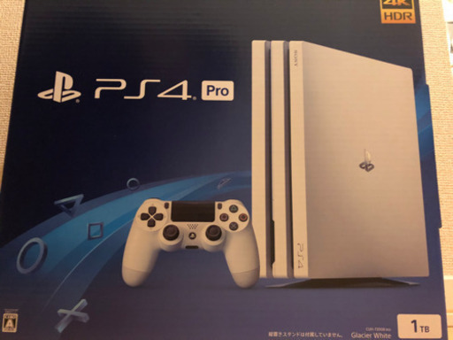 【新品未開封品】Play Station 4 Pro 1TB グレイシャー・ホワイト　CUH-7200BB02