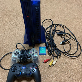 プレイステーション2オーシャンブルーSCPH-37000ソフト13本他