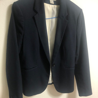 H&M 紺色 ジャケット
