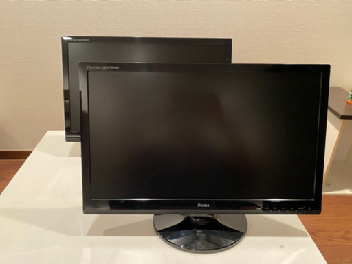 液晶モニター iiyama ProLite E2278HD 2台あります 2台まとめてなら1500円で