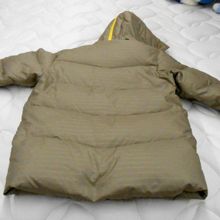 ティンカーベル 130㎝ ダウンジャケット ダウン フェザー カーキ(茶系) 子供コート アウター 子供服 TINKERBELL ☆ 札幌市 清田区 平岡の画像