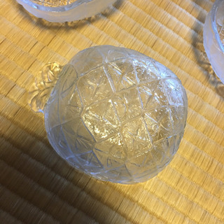 昭和レトロなパイナップル型 ガラスの器6個の画像