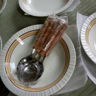 カレー皿　スプーンセット　未使用