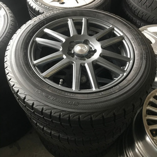 205-60/16 アルミホイール付きスタッドレスタイヤ★車に取...