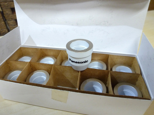 保管未使用 パナソニック シールドカップ TGN01217 10個入り 溶接用トーチ部品 札幌市 白石区 東札幌