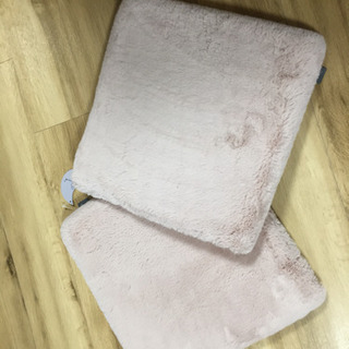 【新品未使用】room&room ファーシートクッション くすみ...