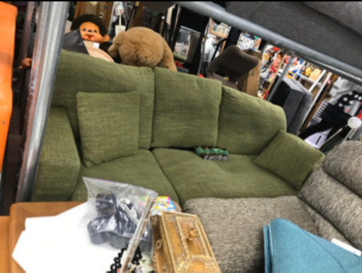 年内最終大特価SALE！！オットマン付きソファ大目玉商品！！