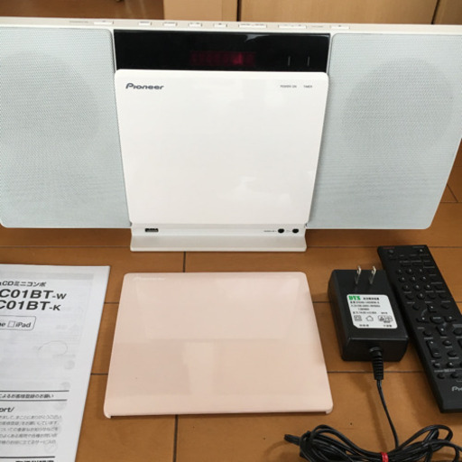 pioneer ミニコンポーネントシステム X-SMC01BT-W