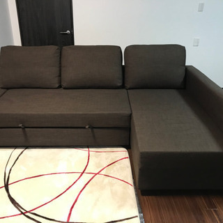 IKEA ソファーベッド　フリーヘーテン　ブラウン　イケア　FRIHETEN