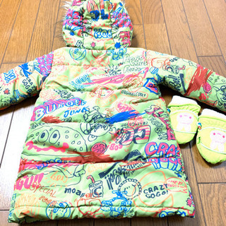 キッズ⭐️ダウン　90〜95 グリーン　アウター 男女　コートの画像