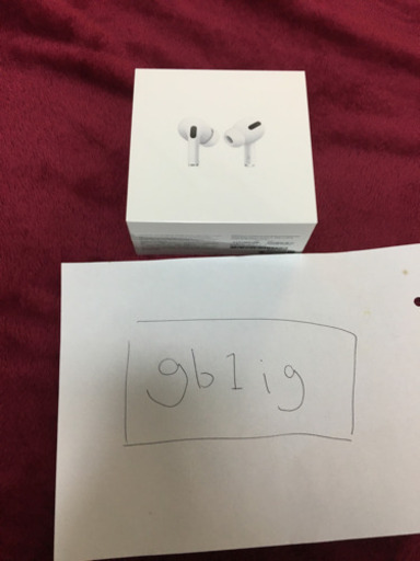 【現物確認OK】Apple Airpods Pro 新品未開封