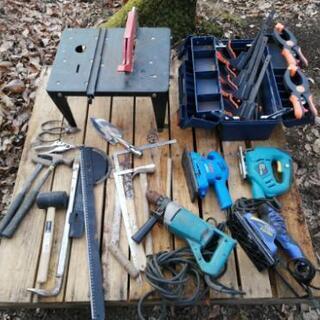 ■ 電動工具 大工 道具 作業台 色々セット 建築などに
